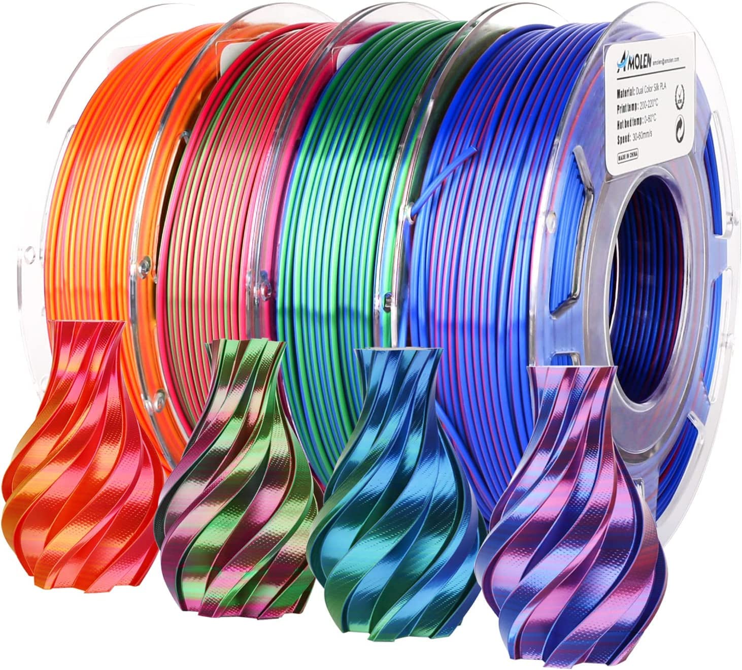 PLA Silk Amolen test